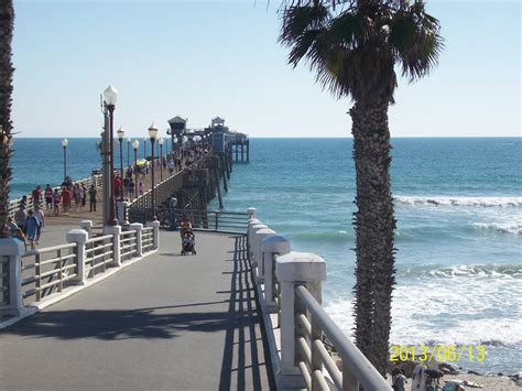 Lone Ocean Swimmer, Oceanside, CA: Thursday Late Afternoon Pier Swim and Downtown Street Fair