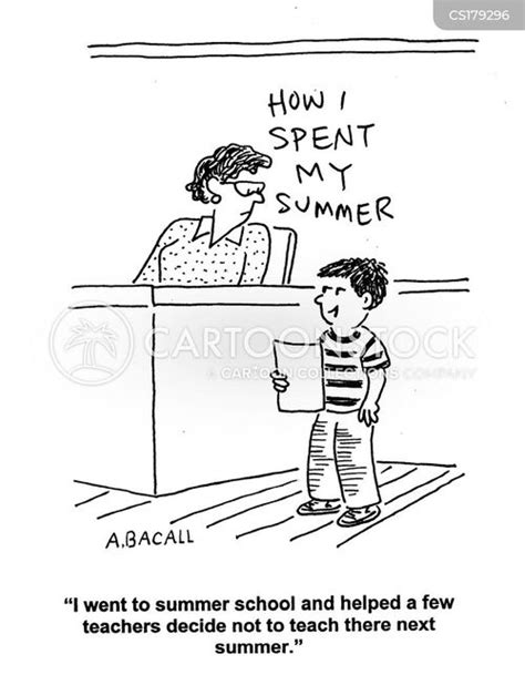 Summer School Cartoons and Comics - funny pictures from CartoonStock