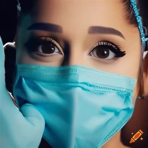 Ariana grande in doctor attire on Craiyon
