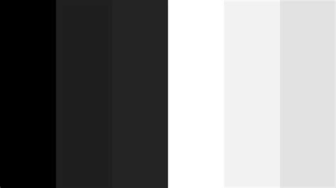 Black And White Color Palette | Black color palette, Black and white color palette, Black and ...