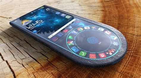 This Bold Circular Bottom Wood Smartphone Is What Phone Should Be - SHOUTS