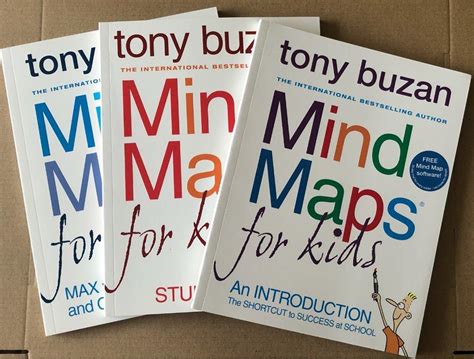 Tony Buzan - Mind Maps for Kids (3 Books Set), Books & Stationery, Children's Books on Carousell