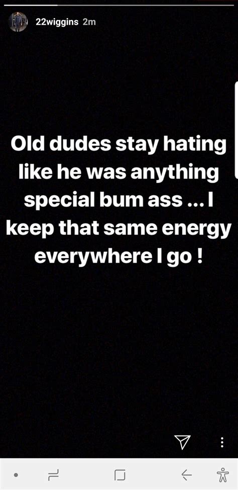 Wiggins Instagram Story : r/nba