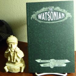 Some Observations Upon the Early Writing of John H Watson, MD, 1887-1894 - The John H Watson Society