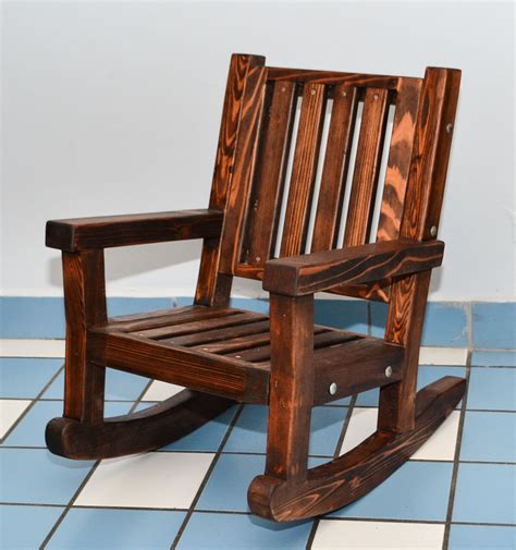 Wooden rocking chair plan