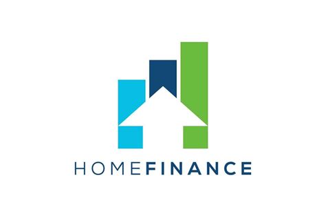 Modern home finance vector logo design 34796234 Vector Art at Vecteezy