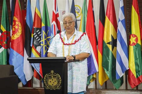 REMARKS BY THE HON. PRIME MINISTER OF SAMOA, FIAME NAOMI MATAAFA AT THE SAMOA AGREEMENT SIGNING ...