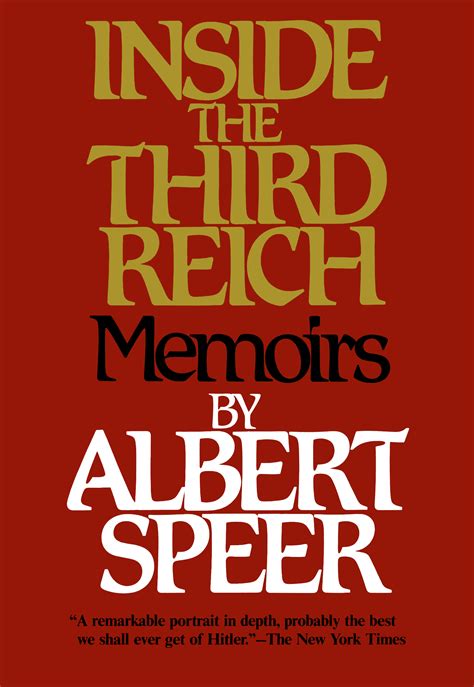 Inside the Third Reich | Book by Albert Speer | Official Publisher Page | Simon & Schuster