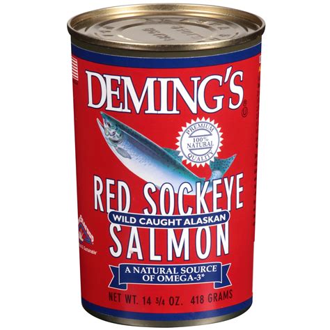 Deming's Red Sockeye Wild Caught Alaskan Salmon, 14.75 Oz - Walmart.com