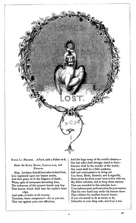 Love’s Labour’s Lost | Victorian Illustrated Shakespeare Archive