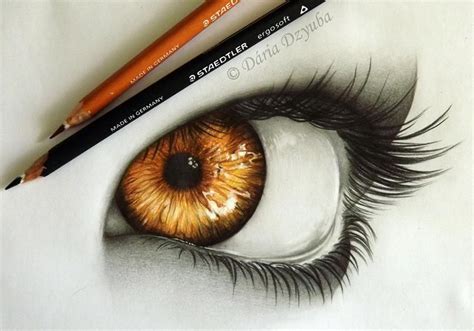 Golden eye by ~DariaDzyuba on deviantART | Eye art, Realistic eye drawing, Realistic pencil drawings