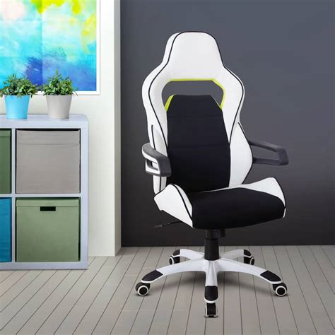 Ergonomic Gaming Office Desk Chair, Modern PU Leather Home Computer ...