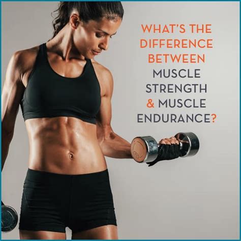 Muscle Strength Vs Muscle Endurance - Get Healthy U