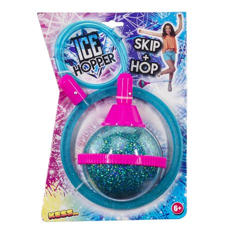 Kess Ice Hopper – Glitter Ankle Skip Ball Spin and Jump Toy for Ages 6 ...