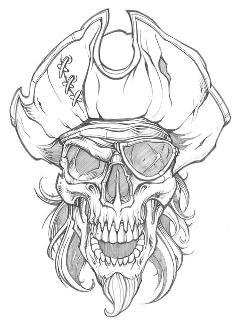 Vector-pirate-vector-jollyroger-vector-skull.gif | Skulls drawing ...