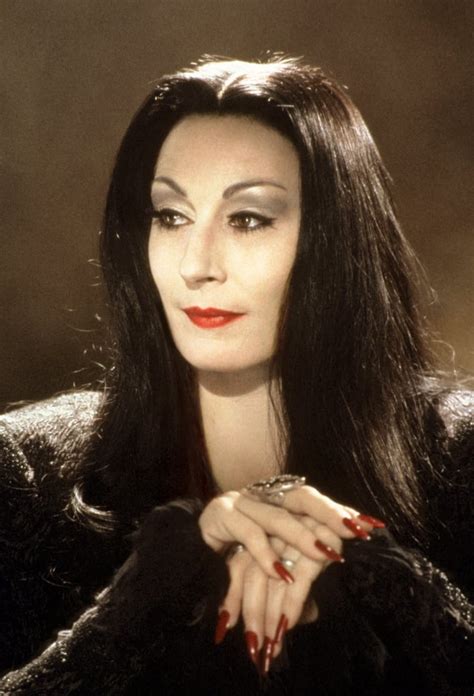 Anjelica Huston as Morticia Addams | The Addams Family Where Are They ...