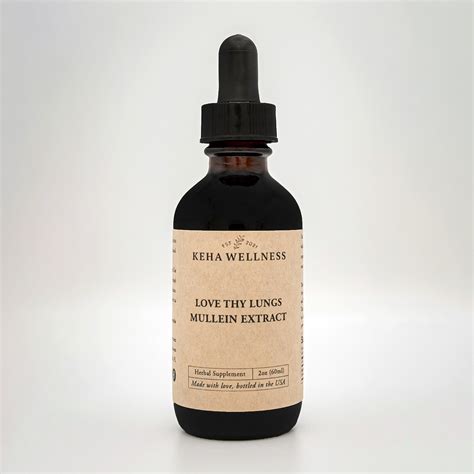 Love Thy Lungs - Mullein Extract — Keha Wellness