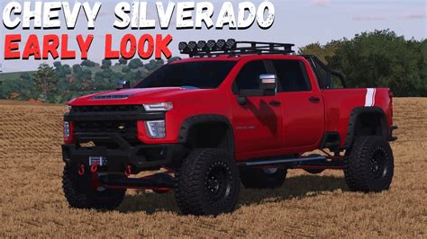 NEW MOD PREVIEW CHEVY SILVERADO FROM AGRO TONHO!! | Farming Simulator ...