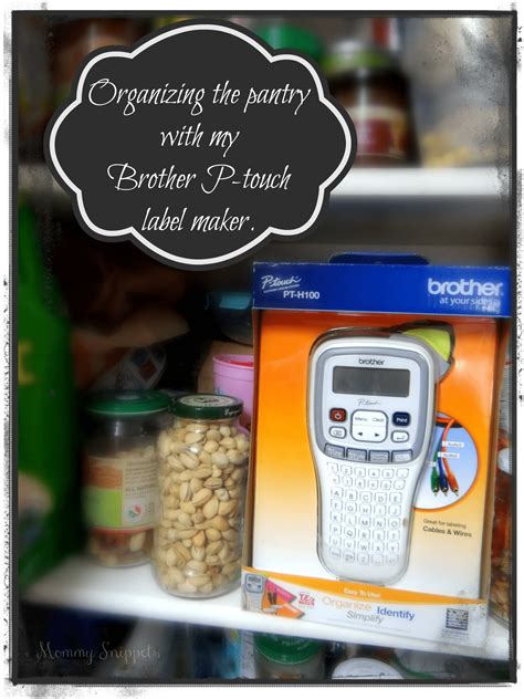 Organizing the pantry with my Brother P-touch label maker. {#PTouch25 #MC} - Mommy Snippets
