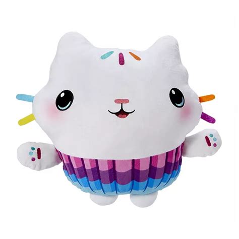 Gabby's Dollhouse, 7-inch Cakey Cat Purr-ific Plush Toy, Kids Toys For Ages And Up ...