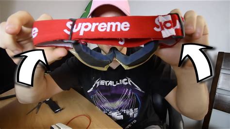 CUSTOM SUPREME SKI GOGGLES!!! - YouTube