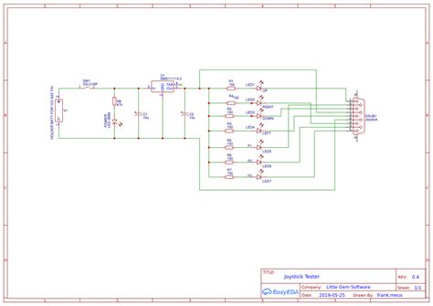 Joystick Tester - EasyEDA open source hardware lab