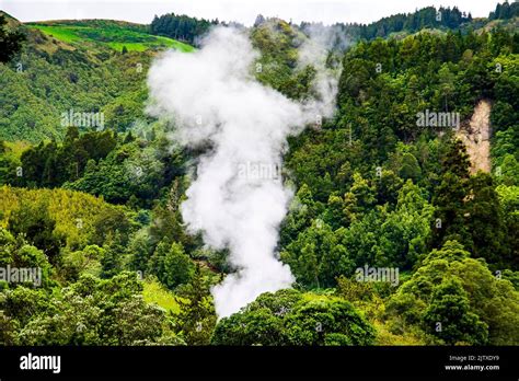 Furnas, Sao Miguel Island, Azores, Portugal: Volcanic Complex of ...