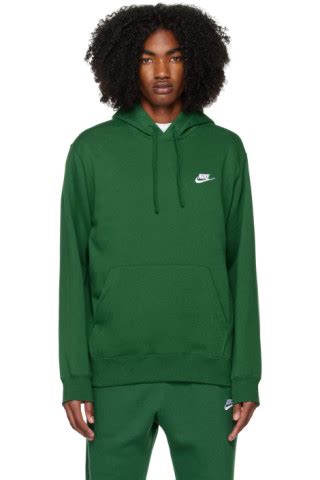 Green Sportswear Club Hoodie by Nike on Sale