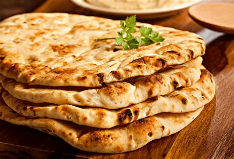 Freshly Baked Indian Pakistani Turkish Tandoori Naan Kulcha Bread Picture And HD Photos | Free ...