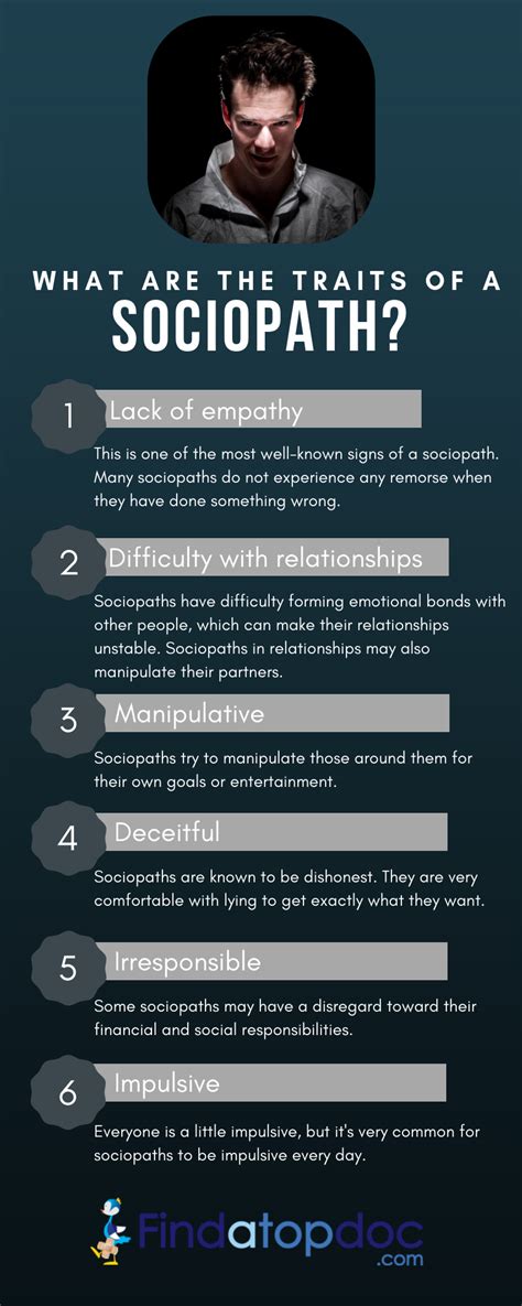 Visual Guide To The Differences Between A Psychopath And A