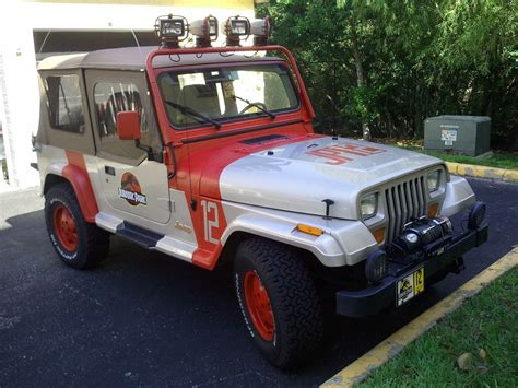 Garage Car: Jeep Wrangler Jurassic Park edition sold on eBay