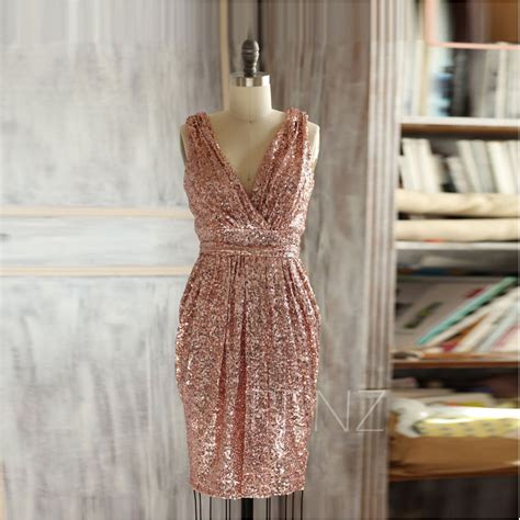 Rose Gold Metallic Dress - Remi Metallic Dress Rose Gold Dresses ...