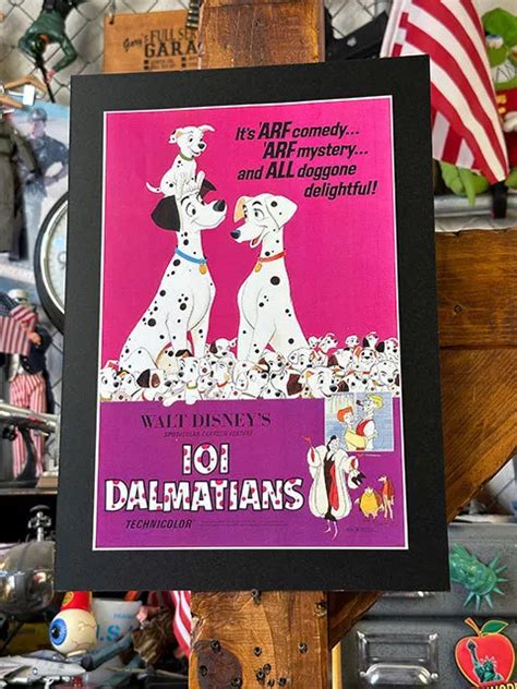 HOLLYWOOD POSTER 0280 101 Dalmatians Classic Disney B4 Size Dedicated ...