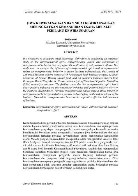 Download Contoh Jurnal Kewirausahaan Sosial Pics