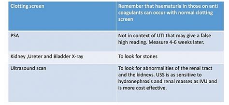 Hematuria in Males and Females: causes, types, diagnosis and treatment ...