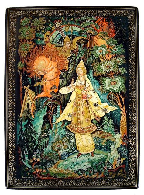 Vasilisa the Beautiful (c.2006) from Kholui by Dmitriev Children's Book Illustration ...