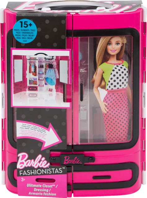 Best Buy: Barbie Fab Fashion Closet Clothing Set Pink DMT57