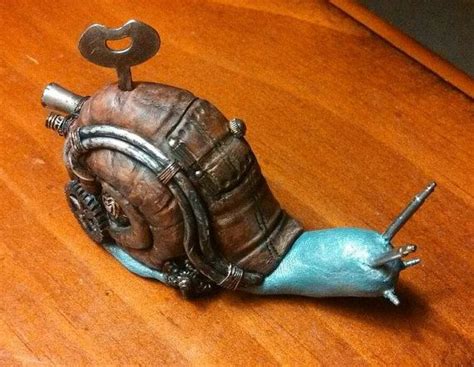 Davenport Steampunk Snail by raocreation on Etsy (With images) | Snail, Steampunk, Animal sculptures