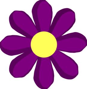 Purple Spring Flower Clip Art at Clker.com - vector clip art online ...