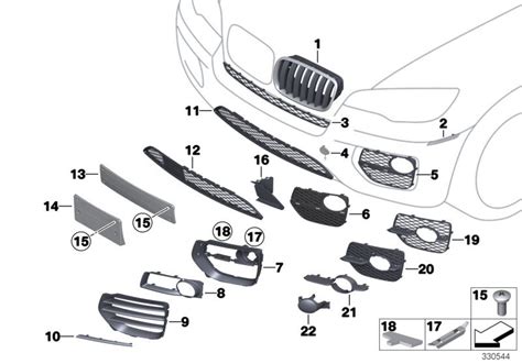 07147054461 - bmw Clamp. Trim, Door, Front | BMW Northwest, Tacoma WA