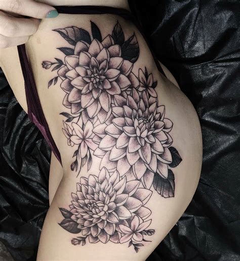 Dahlia Tattoo Ideas Reflecting Strength, Elegance, and Inner Beauty