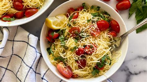 Cold Lemon Capellini Salad Recipe