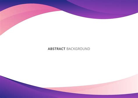 Abstract business template pink and purple gradient wave or curved ...