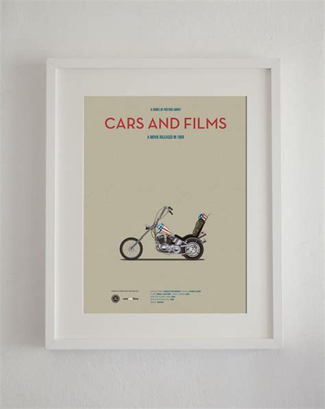 Easy Rider Motorcycle Poster Art Print A3 Cars and Films - Etsy