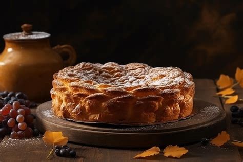 Premium Photo | Epiphany Delicacy Traditional French Cake for Celebration