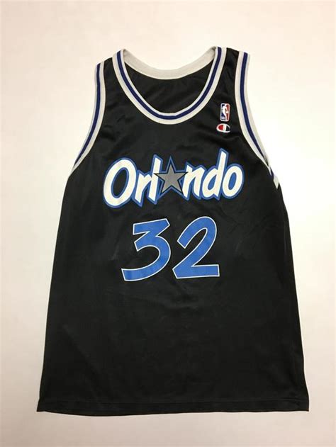 Vintage SHAQ Orlando Magic Champion Jersey 44/Large | SOLD | Lacrosse ...