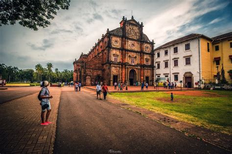 Old Goa The city of Old Goa, conquered by its architecture of the Portuguese colonialists in the ...