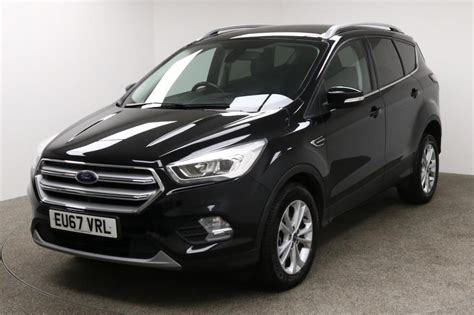 Used 2017 BLACK FORD KUGA Hatchback 1.5 TITANIUM TDCI 5d AUTO 119 BHP ...