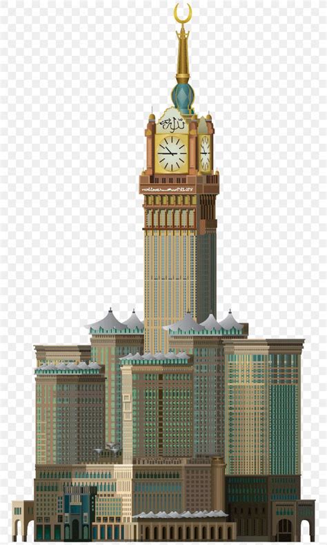 Abraj Al Bait Makkah Royal Clock Tower Hotel Willis Tower Burj Khalifa Taipei 101, PNG ...