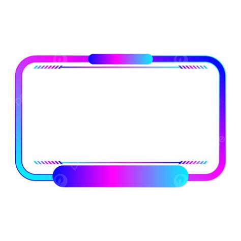 Neon Purple Facecam Webcam Stream Overlay Clipart Vector Neon Facecam ...